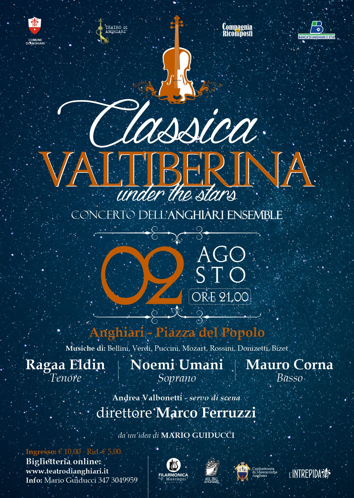 Classica Valtiberina locandina - Anghiari 2 agosto 2021
