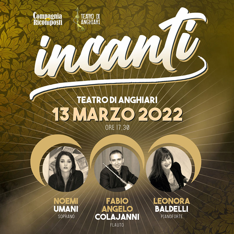 Evento INCANTI - 13 marzo 2022 Teatro di Anghiari