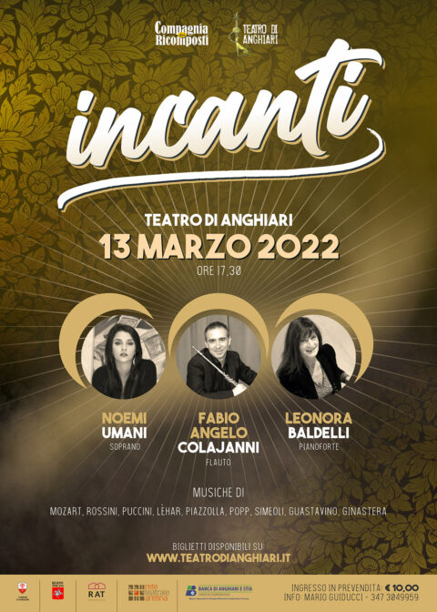 INCANTI - 13 marzo 2022 Teatro di Anghiari