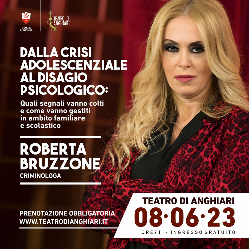 Roberta Bruzzone Criminologa - Teatro di Anghiari 08.06.2023