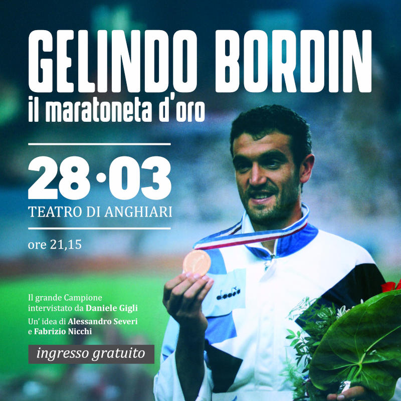 GELINDO BORDIN il maratoneta d'oro - Teatro di Anghiari 28 marzo 2025
